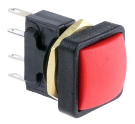 Nasadka przełącznika Chwilowy SPDT średnica wycięcia 16mm, montaż panelowy ITW Switches