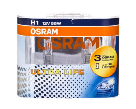 Żarówka samochodowa H1 55W ULTRA LIFE 64150ULT-HCB 4052899425187
