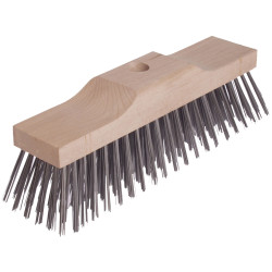 Lessmann 146.201.00 Broom Head Raised Wooden Stock 6 Row 300mm x 70mm