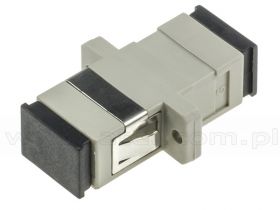 Adapter światłowodowy SC/UPC simplex, wielomodowy