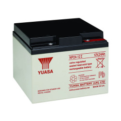 Yuasa NP Series NP24-12 Sealed Valve Regulated Lead-Acid Battery SLA 12V 24.0Ah