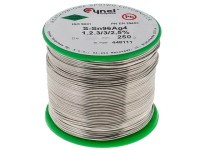 SNAG025-025 Bezołowiowe spoiwo Sn96.3Ag3.7 tinol grubosć 0.25 mm waga 25dkg