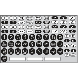 Arkusz papieru etykietowego ZARC08, kolor: Wielokolorowy Zastosowania uniwersalne, Schneider Electric