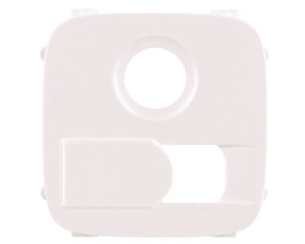 VALENA ALLURE Plakietka gniazda antenoweego tv/rj45 kat6 utp perłowy 754839