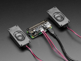 Stereo Bonnet Pack for Raspberry Pi Zero W - Includes Pi Zero W [Discontinued]