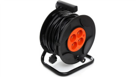 Przedłużacz Ogrodowy Na Bębnie Pomarańczowy 25M Kraftidele