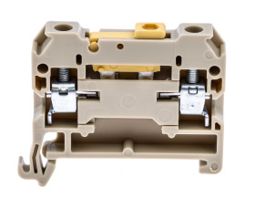 Kostka zaciskowa na szynie DIN Weidmuller poziomy: 1 26 → 12AWGŚruba SAK 10A 400 V