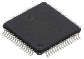 Mikrokontroler Microchip DSPIC33EP TQFP 64-pinowy Montaż powierzchniowy dsPIC 280 kB 16bit CAN:2 70MHz RAM:28 kB