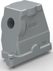 Housing, size HB6, die-cast aluminum, PG16, angled, screw locking, IP68, T1910061116-009