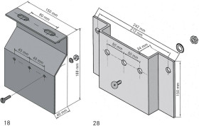 LAPP MONTAGEPLATTEN MP 18 Akcesorium montażowe 52026060 1 szt.