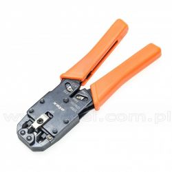 Zaciskarka RJ45, RJ12, RJ11, RJ10, RJ9, czołowa (AT-2008)