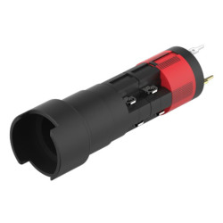 Element wykonawczy przycisku, Siłownik, do uzytku z: Urządzenia przełączające, Czarny, 18, Utrzymane