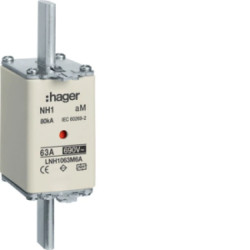 Wkładka bezpiecznikowa silnikowa NH1 aM 690V 63A LNH1063M6A