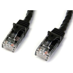 StarTech N6PATC5MBK 5m Black Snagless Cat6 UTP Patch Cable - ETL Verified