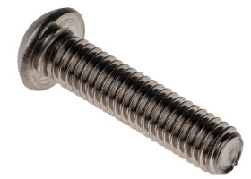 Śruba imbusowa M6 długość 25mm Gniazdo sześciokątne wypukłe Stal nierdzewna RS PRO