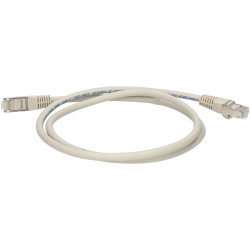 TruConnect TRUP6A1.0GY 1mtr CAT 6A S/FTP LSZH Full Copper Patch Lead - Grey