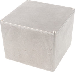 Aluminum die cast enclosure, (L x W x H) 119 x 120 x 94 mm, natural, IP54, 1590V
