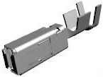Receptacle, 1.0-2.5 mm², AWG 17-13, crimp connection, tin-plated, 1241390-1