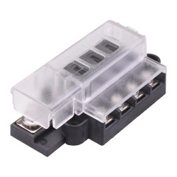 4 Way Slim Standard Blade Fuse Box 100A 32VDC
