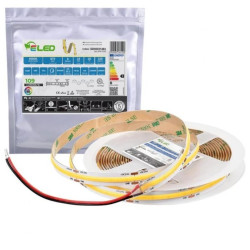 Taśma LED COB 320 chips 24V 8W 109lm/W neutralna 4000K CRI90+ IP20 - ED00031483 /odcinki po 5 m/