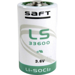 Saft LS33600 D Size 17000mAh Lithium Battery Cell 3.6V