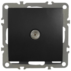 QUADRA Gniado antenowe TV czarne matowe