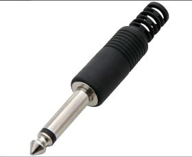 WTYK JACK 6,3mm MONO PLASTIK HQ (ZLJACK WT63MON-PLASTHQ)