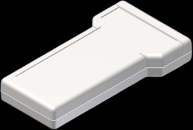 ABS enclosure, (L x W x H) 163 x 88 x 25 mm, white (RAL 9002), IP54, TBT-B.7