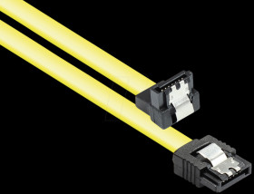 5047-AW07Y Cable SATA 6 Gb/s, metal, angled, 0,7m