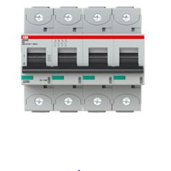 Wyłącznik nadprądowy MCB, Typ C, 4-biegunowy, 50A, 690V, ABB, S804N