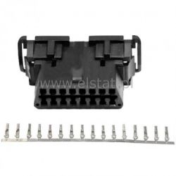 Gniazdo OBD2 z pinami do obudowy zatrzask
