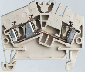 Kostka zaciskowa na szynie DIN Weidmuller poziomy: Pojedynczy 26 → 12AWGZacisk ZDU 24A 800 V