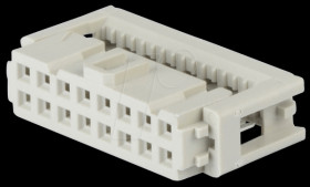 09 18 516 6803 Female connector, 16-Pin, Grid 2,54 mm
