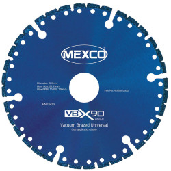 MEXCO VBX9012522 VBX90 Grade Universal Diamond Blade 125 x 22mm