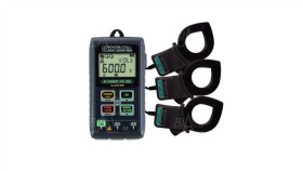 Kew5020 Logger/Rejestr. Prądu I Napięcia Ac + 3 Cęgi 8142 1000Ma
