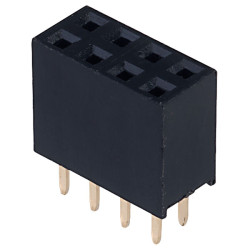 Oupiin 2044-2*04G00SB 4&#x2B;4 Straight Double Row Socket
