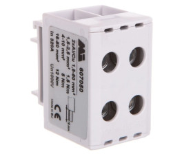 Złączka szynowa 2-torowa 1,5-50mm2 szara EURO multiOTL 50 2xAl/Cu 607050