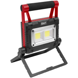 Sealey LEDFL15WS Rechargeable Solar Powered Portable Floodlight 15W COB LED