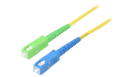 Sca-Scu/Os2-250Yl Patch Cord Światłowodowy Os2 Sc/Apc,Sc/Upc 25M Lszh Żółty