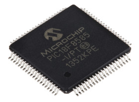 Mikrokontroler Microchip PIC18F TQFP 80-pinowy Montaż powierzchniowy PIC 1,024 kB, 48 kB 8bit CAN:1 40MHz RAM:3,328 kB