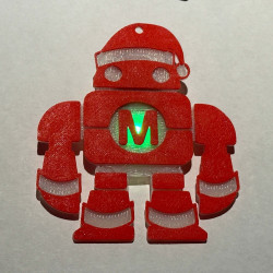 Makey Klaus LED Ornament - Glow in the Dark Fun