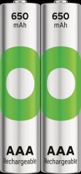 GPRHCH63E046 ReCyko, NiMH rechargeable battery, AAA (Micro), 650 mAh, pack of
