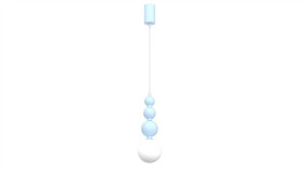 Lampa Wisząca Boule Blue 1Xg9 Mlp1027 Milagro