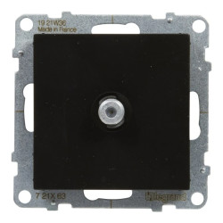 SUNO Gniazdo telewizyjne typ F końcowe 1,5dB czarne 721463