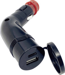 Uniwersalna ładowarka wtyczkowa USB BAAS USB UNIVERSAL-TWIN-LADESTECKER 12 V