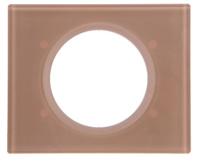 CELIANE Ramka pojedyncza szkło mokka 069461