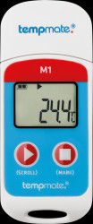 TEMPMATE M1 USB data logger, -30 - +70°C, IP67