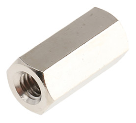 Kołek dystansowy gwint M4 x M4 długość 15mm Mosiądz Żeński/żeński Sześciokątny Essentra