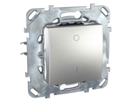 UNICA TOP Wyłącznik 2-biegunowy 16A aluminium MGU50.262.30Z SCHNEIDER ELECTRIC