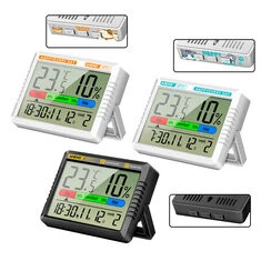 Higrometr zegar kalendarz ANENG AP01 tryb drzemki wyświetlacz LCD zakres temperatury -10~50°C zakres wilgotności 10~99% przypomn